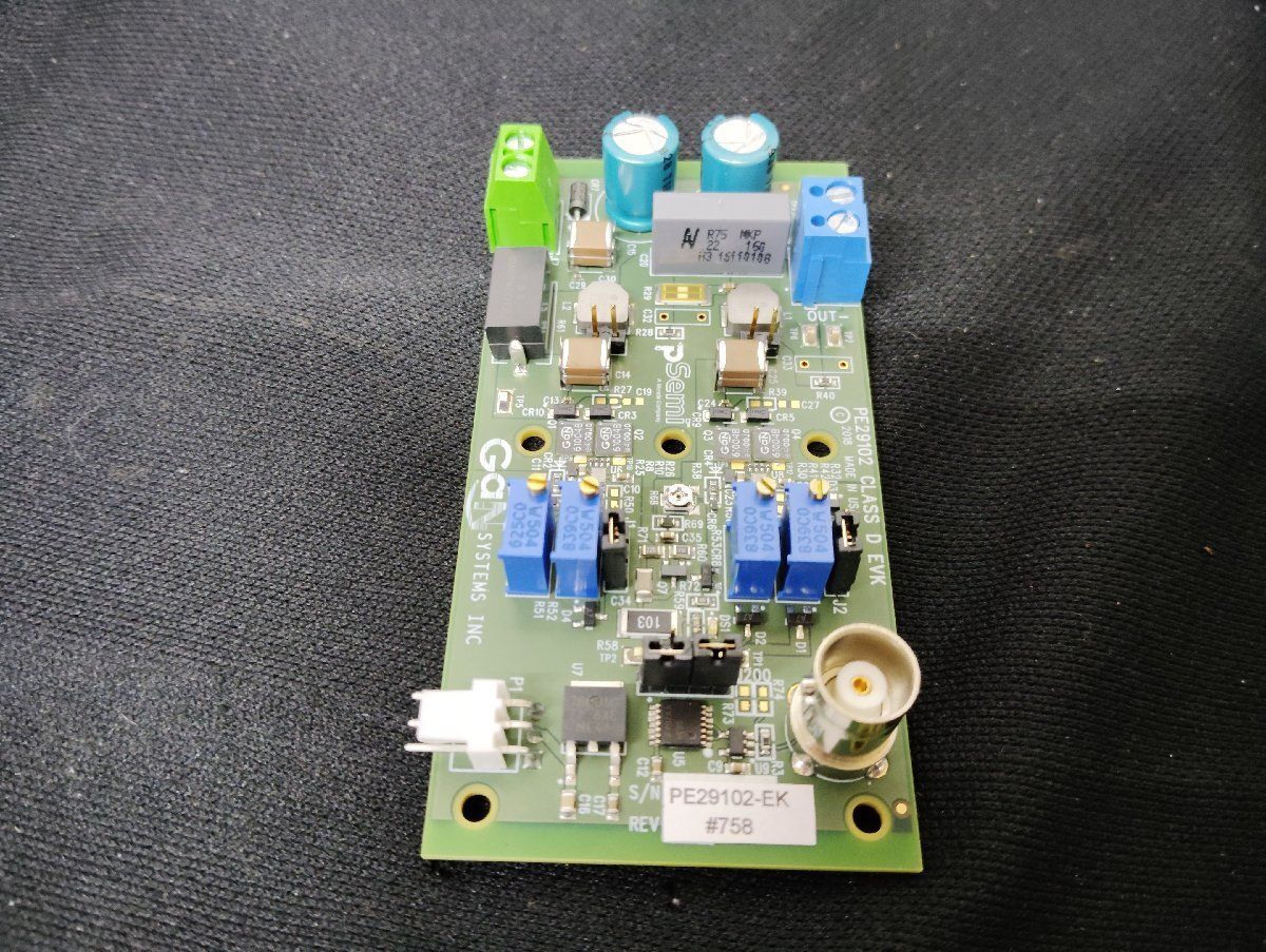 【ご予算相談歓迎】◆GaN Systems ガンシステムズ PE29102 Class D EVK クラスD アンプ 評価基板 pSemi 窒化ガリウム オーディオ◆下取歓迎 s0a1629