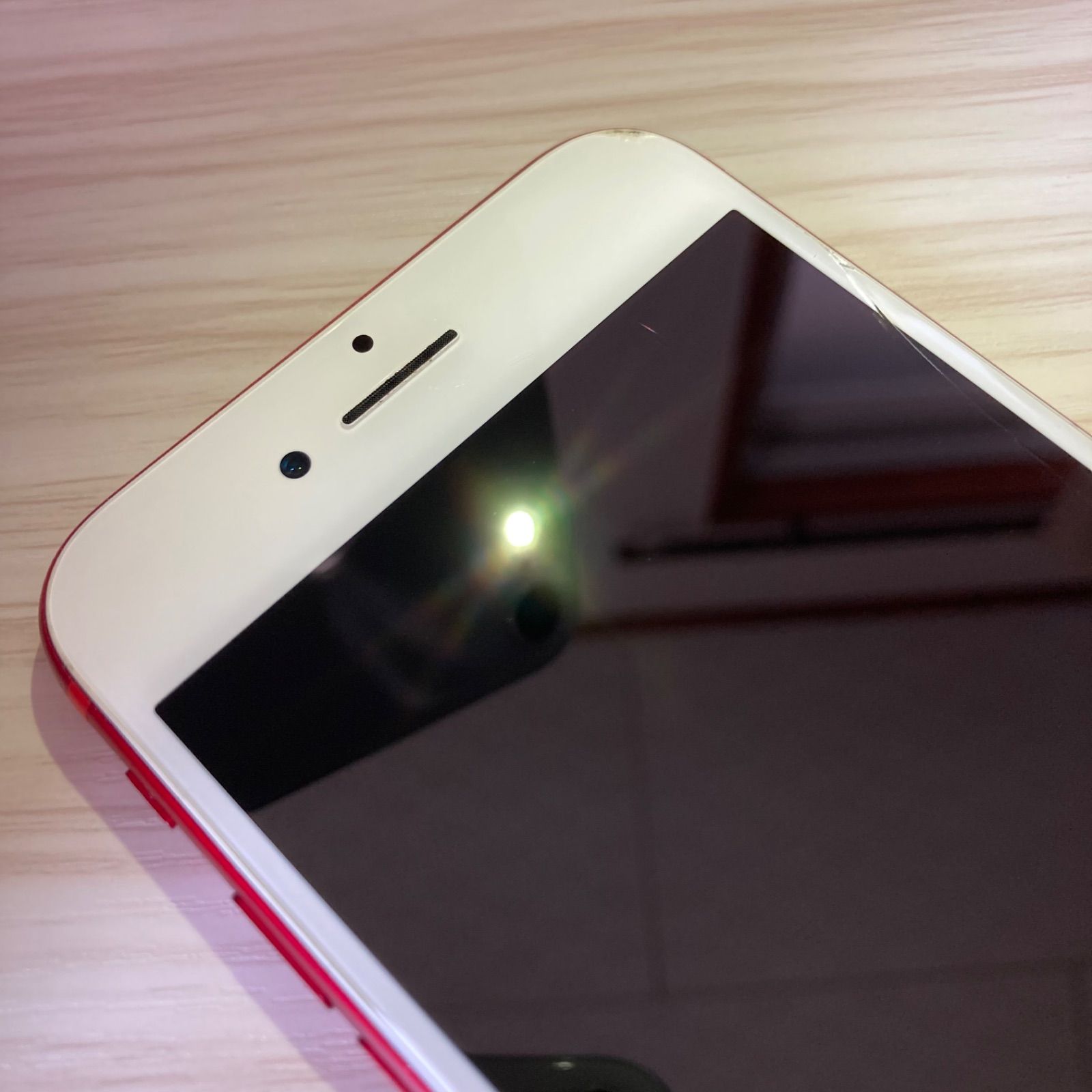 iPhone7 128GB RED SIMフリー 傷や汚れあり - メルカリ