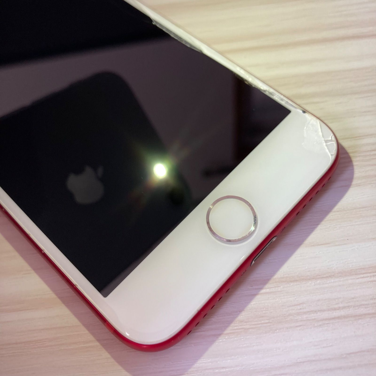 iPhone7 128GB RED SIMフリー 傷や汚れあり - メルカリ