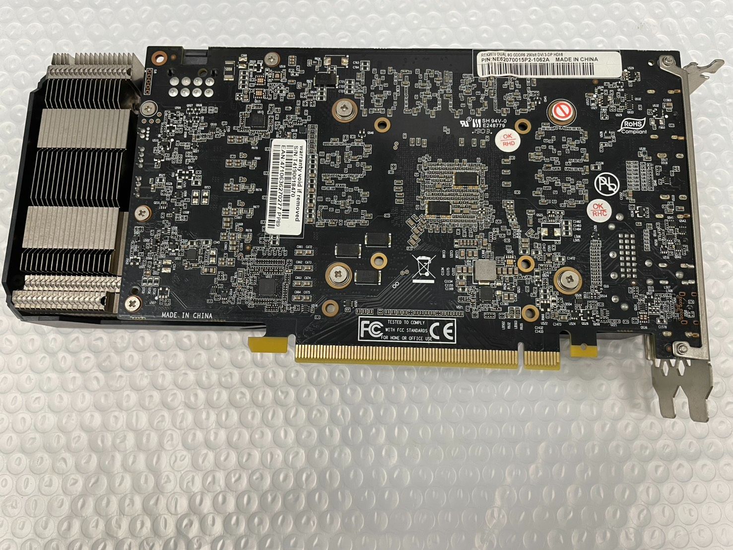 Palit NVIDIA GeForce RTX 2070 DUAL 8GB ジャンク - メルカリ