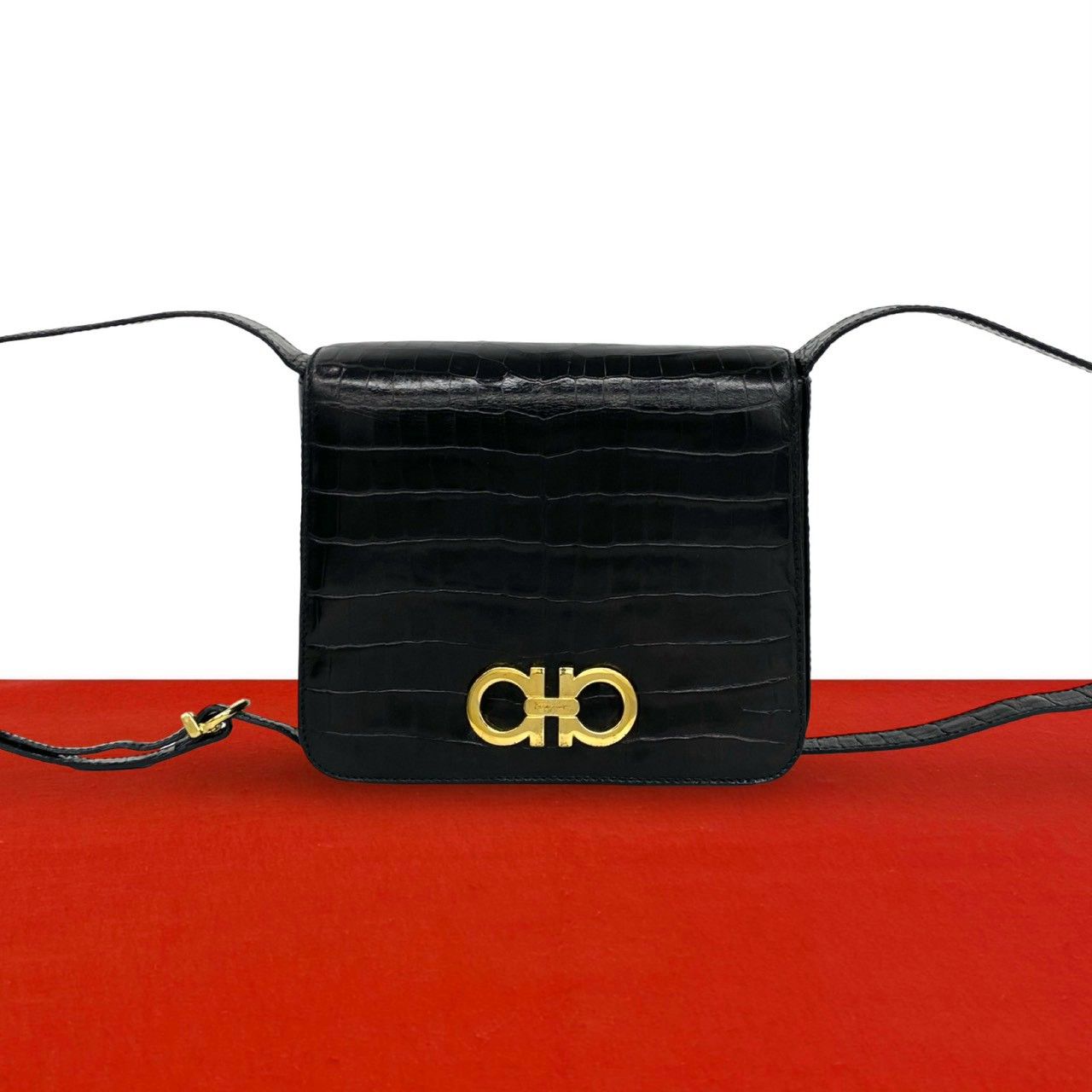 極 美品 Salvatore Ferragamo サルヴァトーレフェラガモ ヴィンテージ 