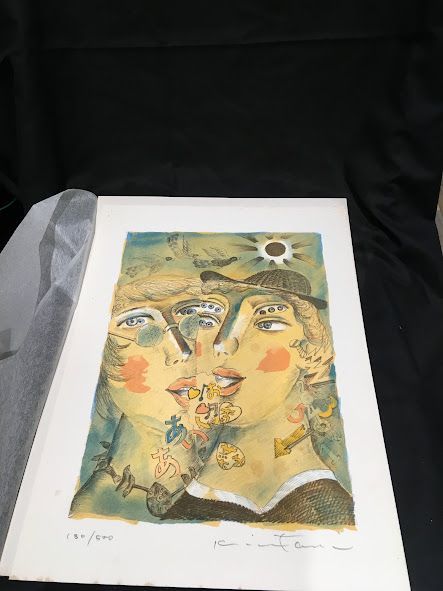 めぐりあう時 絹谷幸二石版画 - メルカリ