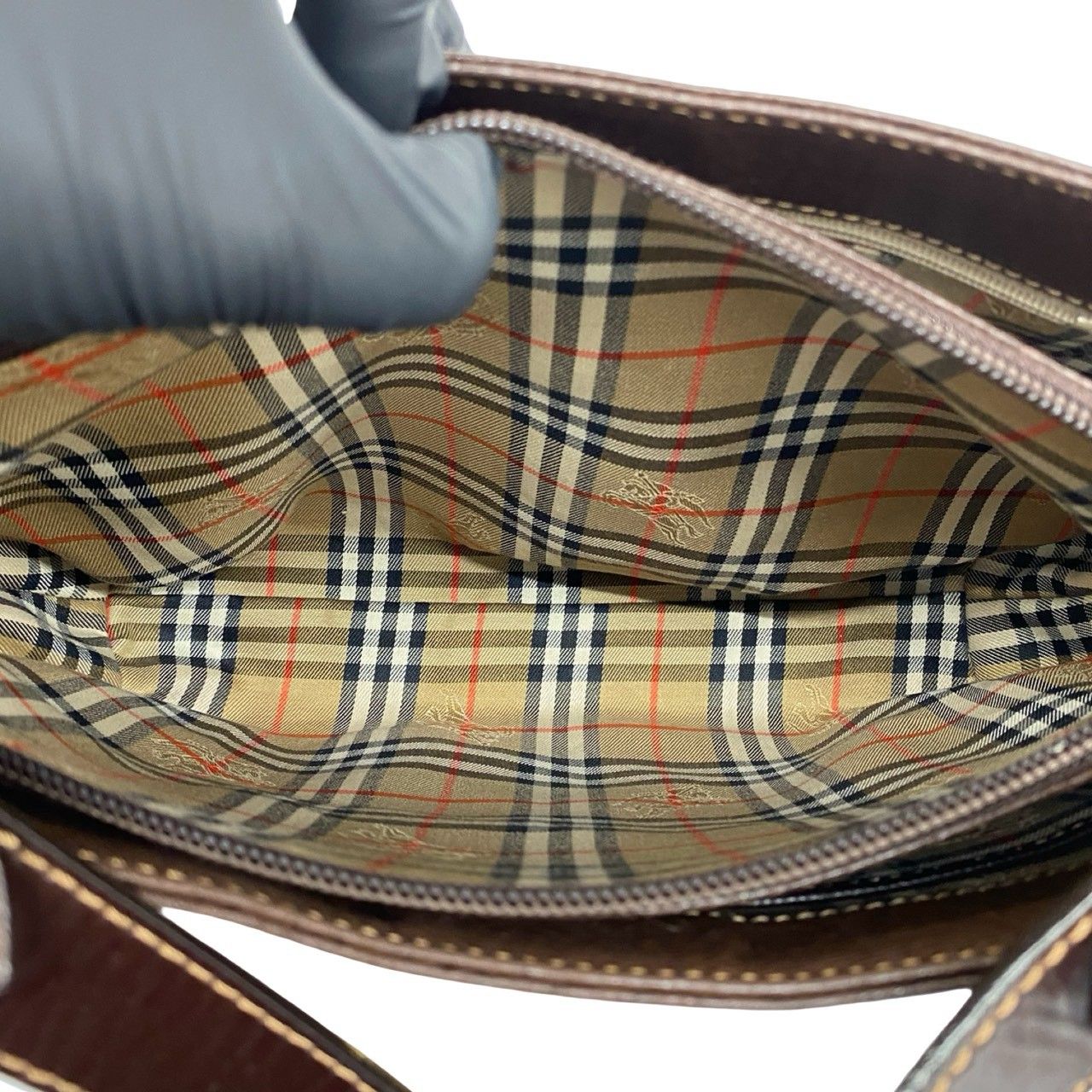 極 美品 Burberrys バーバリーズ ヴィンテージ ロゴ 金具 ノバチェック