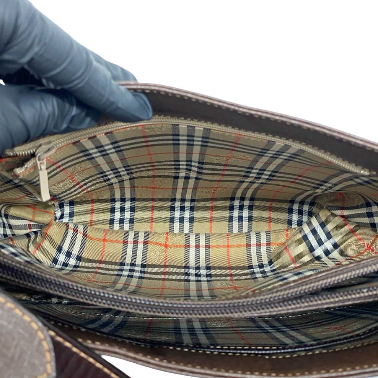 極 美品 Burberrys バーバリーズ ヴィンテージ ロゴ 金具 ノバチェック