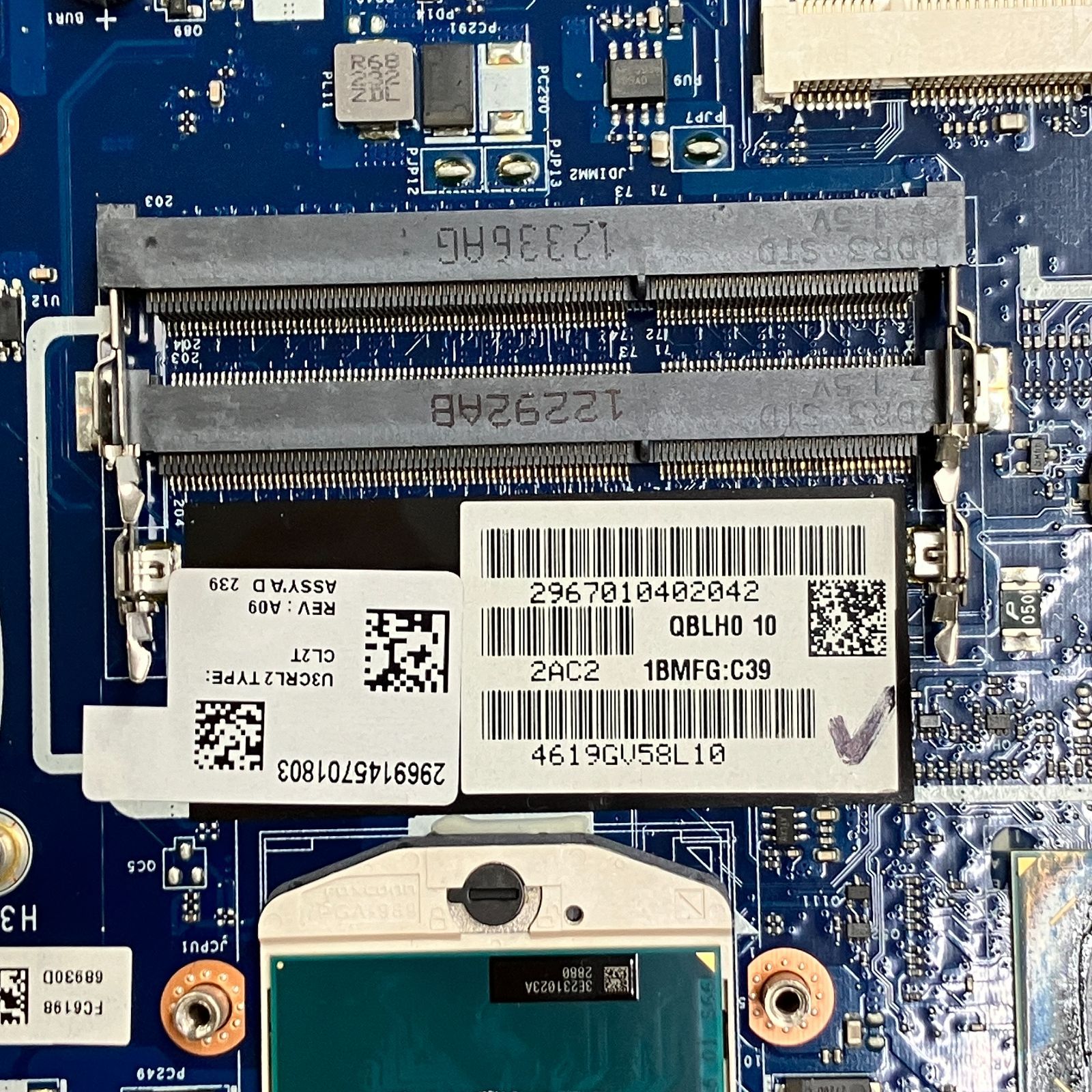 ノートPCマザーボード 5枚セット CPU付き ジャンク - メルカリ
