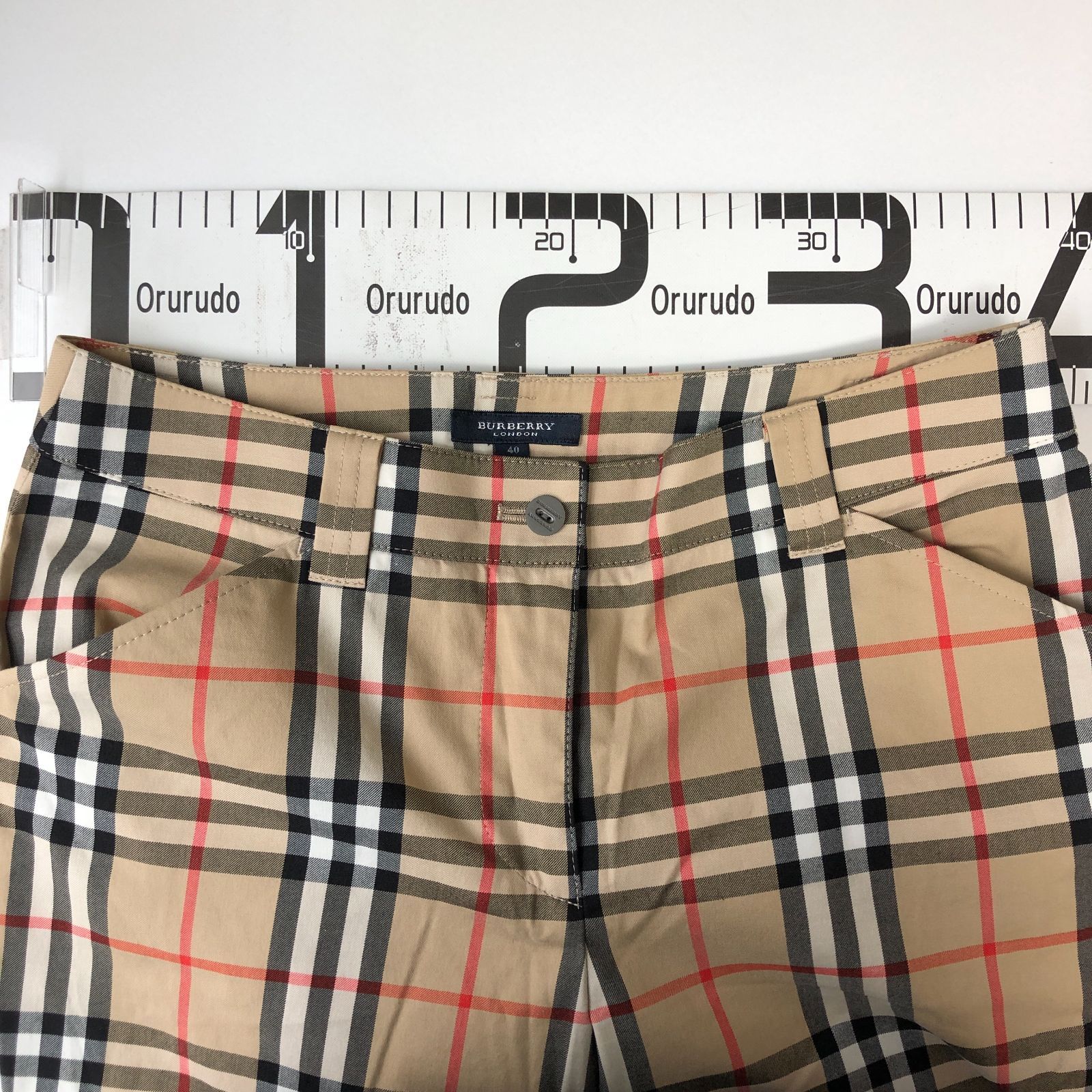 BURBERRY LONDON レディース パンツ 40サイズ メガチェック ハウス