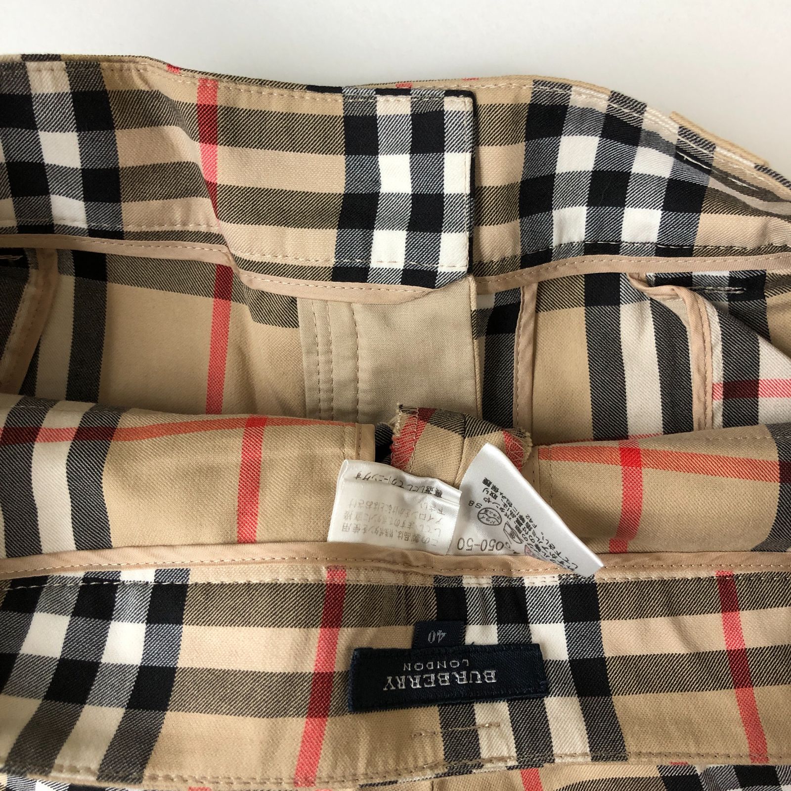 BURBERRY LONDON レディース パンツ 40サイズ メガチェック ハウス