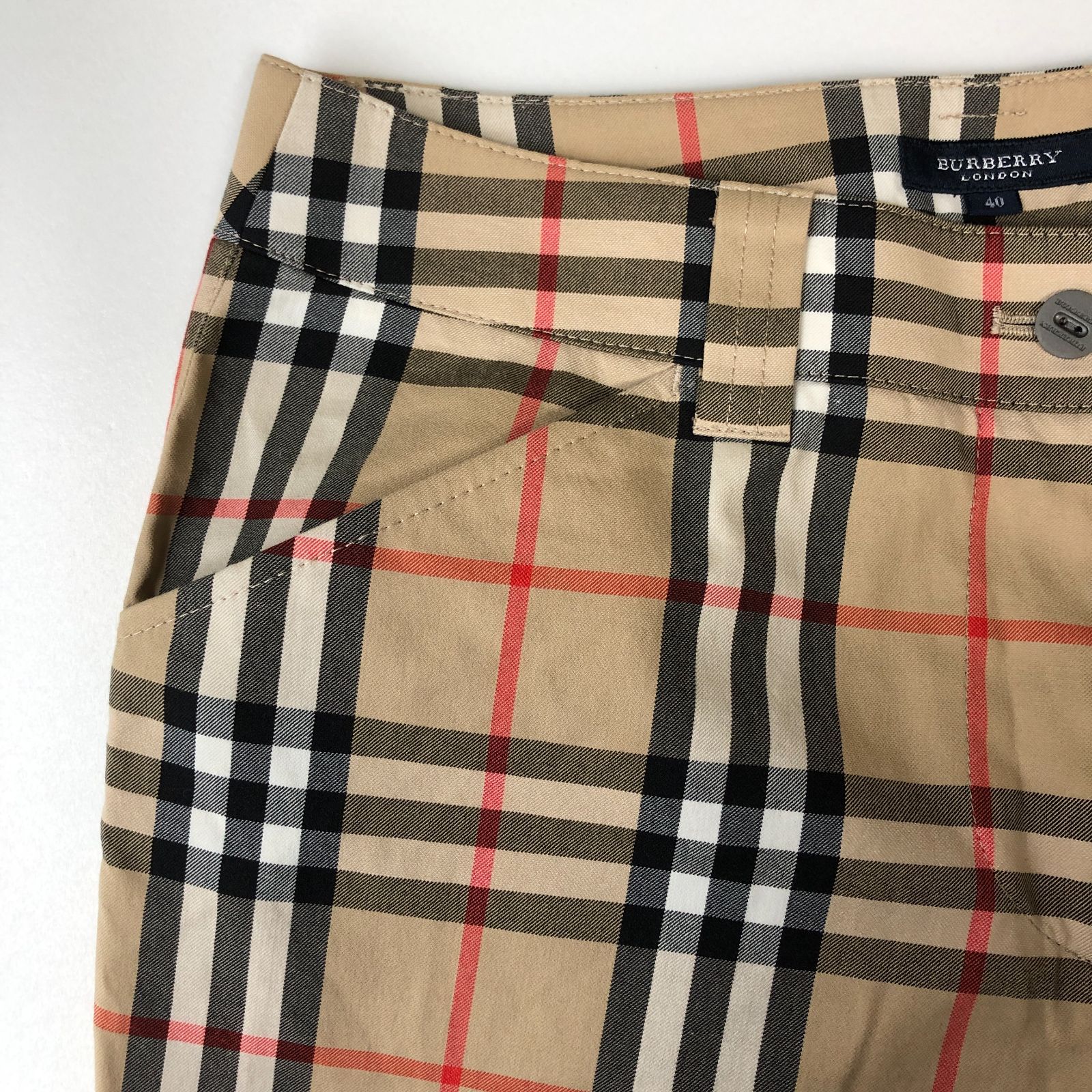 BURBERRY LONDON レディース パンツ 40サイズ メガチェック ハウス