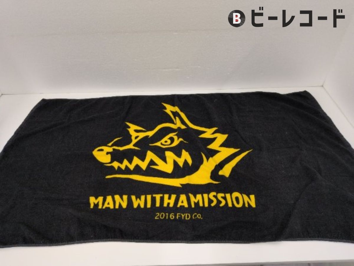 MAN WITH A MISSION/ダイナマイトタオル2（ブラック×イエロー