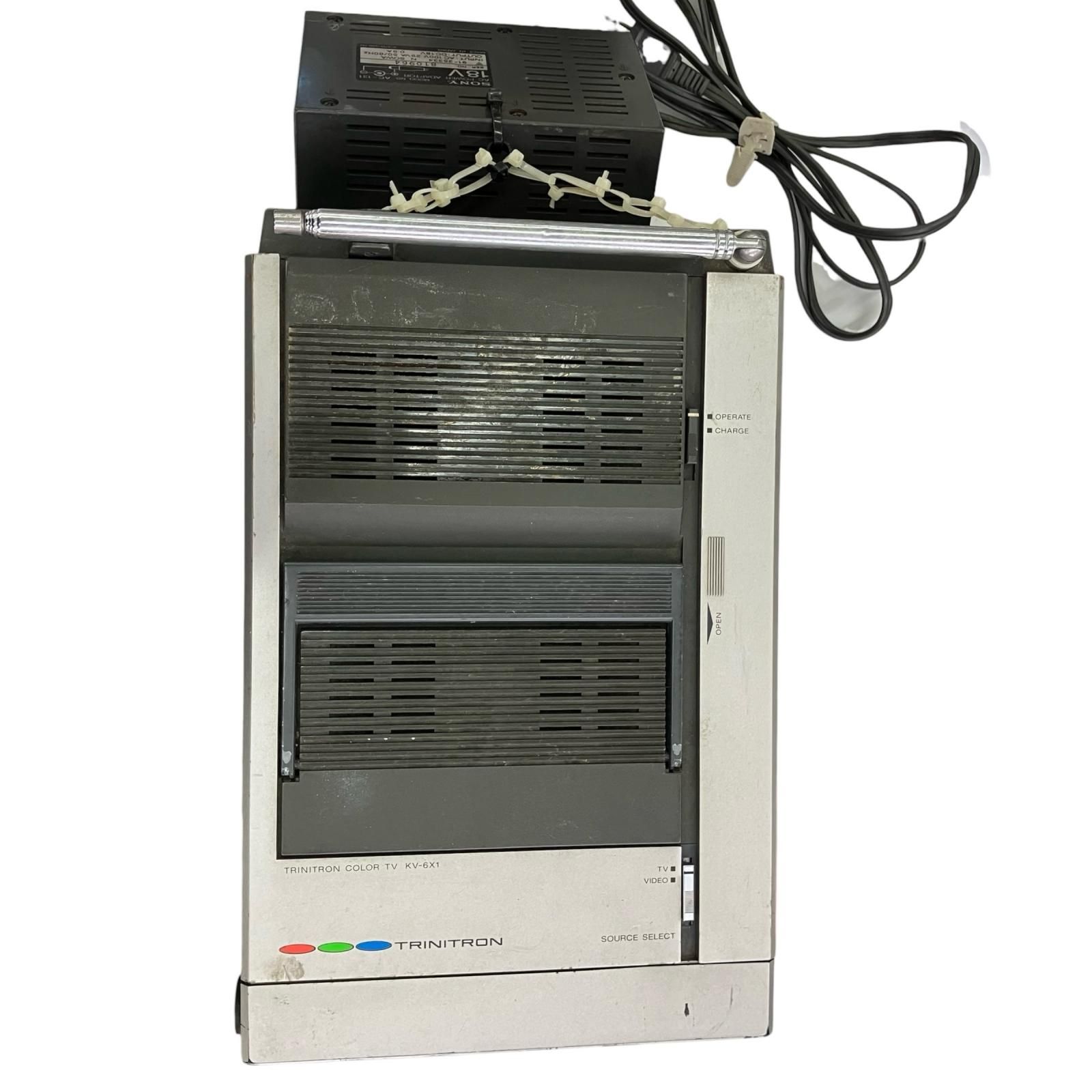 199990 ジャンク品 SONY ソニー ポータブルカラーテレビ KV-6X1 - メルカリ