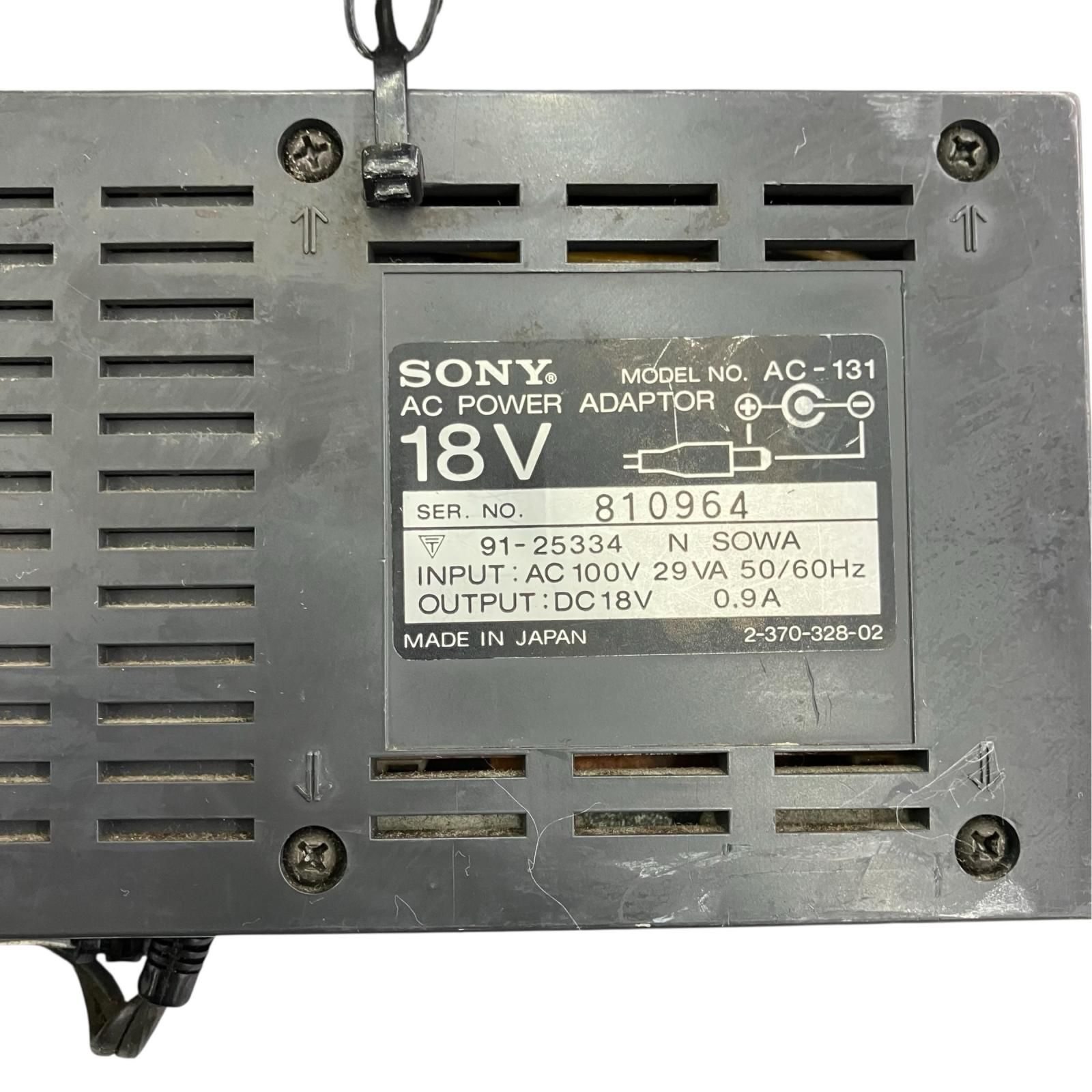 199990 ジャンク品 SONY ソニー ポータブルカラーテレビ KV-6X1 - メルカリ