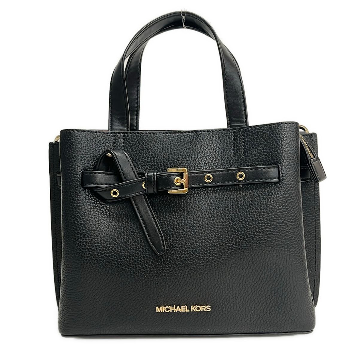 MICHAEL KORS(マイケルコース) ハンドバッグ美品 黒 レザー 9,450円
