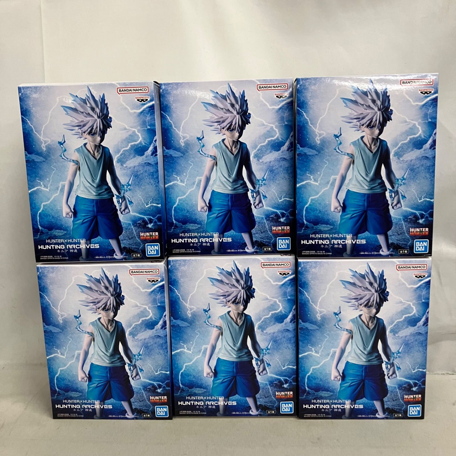 HUNTER×HUNTER フィギュア　キルア 神速 24体セット 未開封 ハンターハンター HUNTING ARCHIVES キルア 神速 フィギュア 6