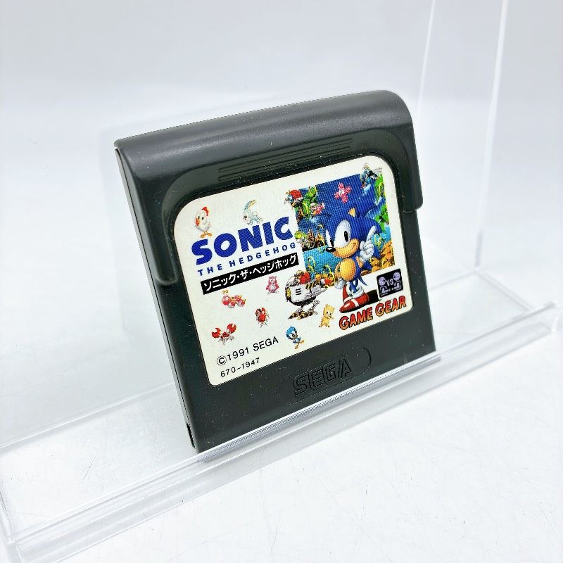 ゲームギア】ソニック・ザ・ヘッジホッグ セガ ソフトのみ - メルカリ