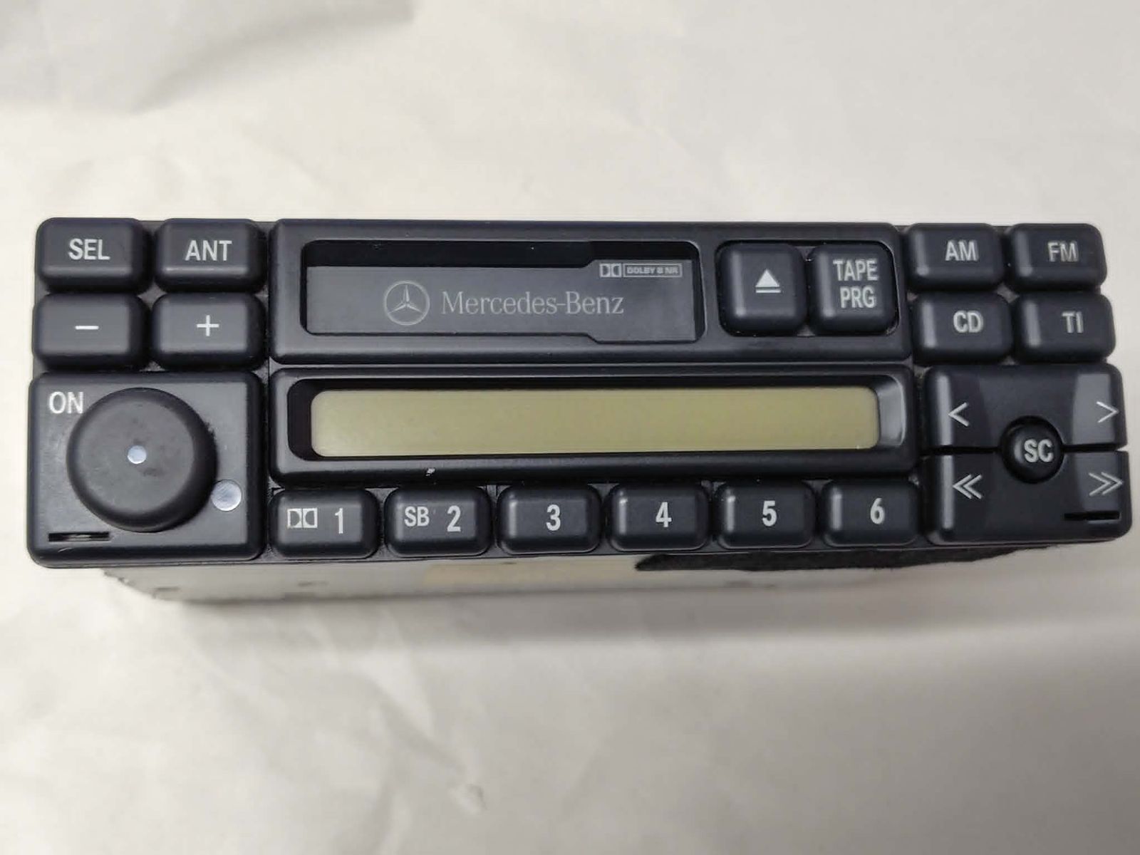 ☆美品 液晶欠け無し ☆新品取説付 W124 純正 カセットデッキ CQ
