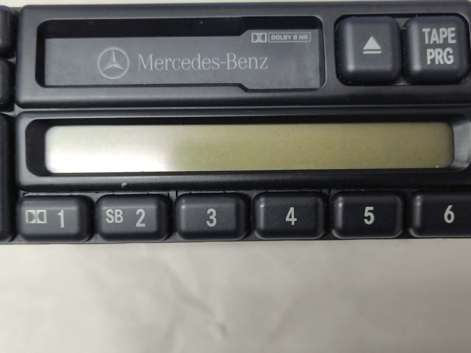 ☆美品 液晶欠け無し ☆新品取説付 W124 純正 カセットデッキ CQ