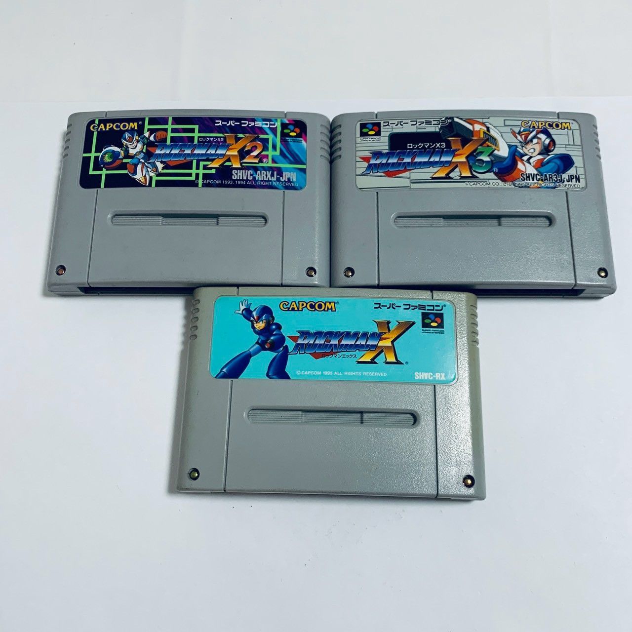 SFC スーパーファミコン ロックマン 3個 セット まとめ 起動確認済