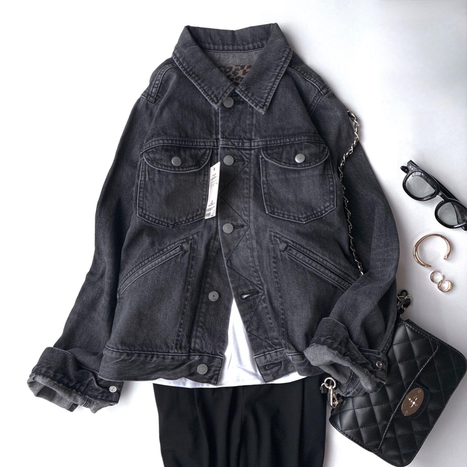 Whim Gazett Gジャン　ブラック ✨タグ付 ✨ 25AW Whim Gazette Gジャン / グレー フリーサイズ
