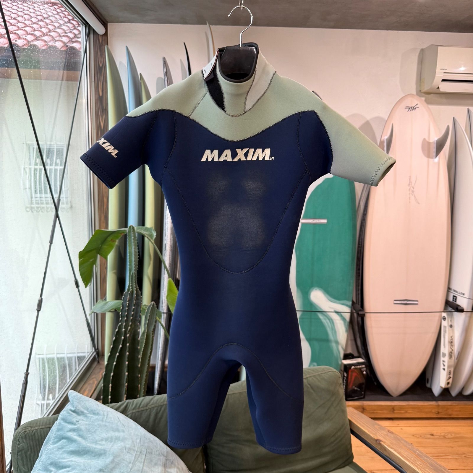 中古 ウエットスーツ スプリング 2mm MAXIM マキシム ML相当 168cm