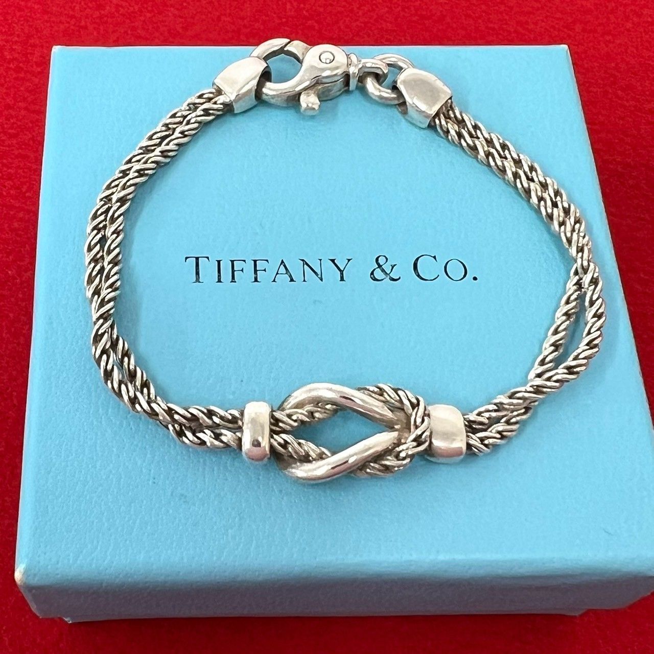 極 美品 TIFFANY&Co. ティファニー ヴィンテージ ダブルロープ