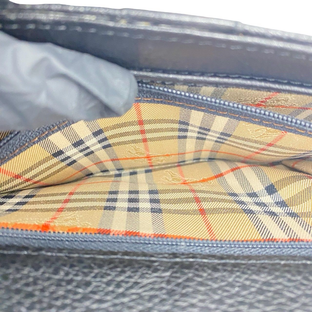 極 美品 箱 袋付き Burberrys バーバリーズ ロゴ 金具 ノバチェック