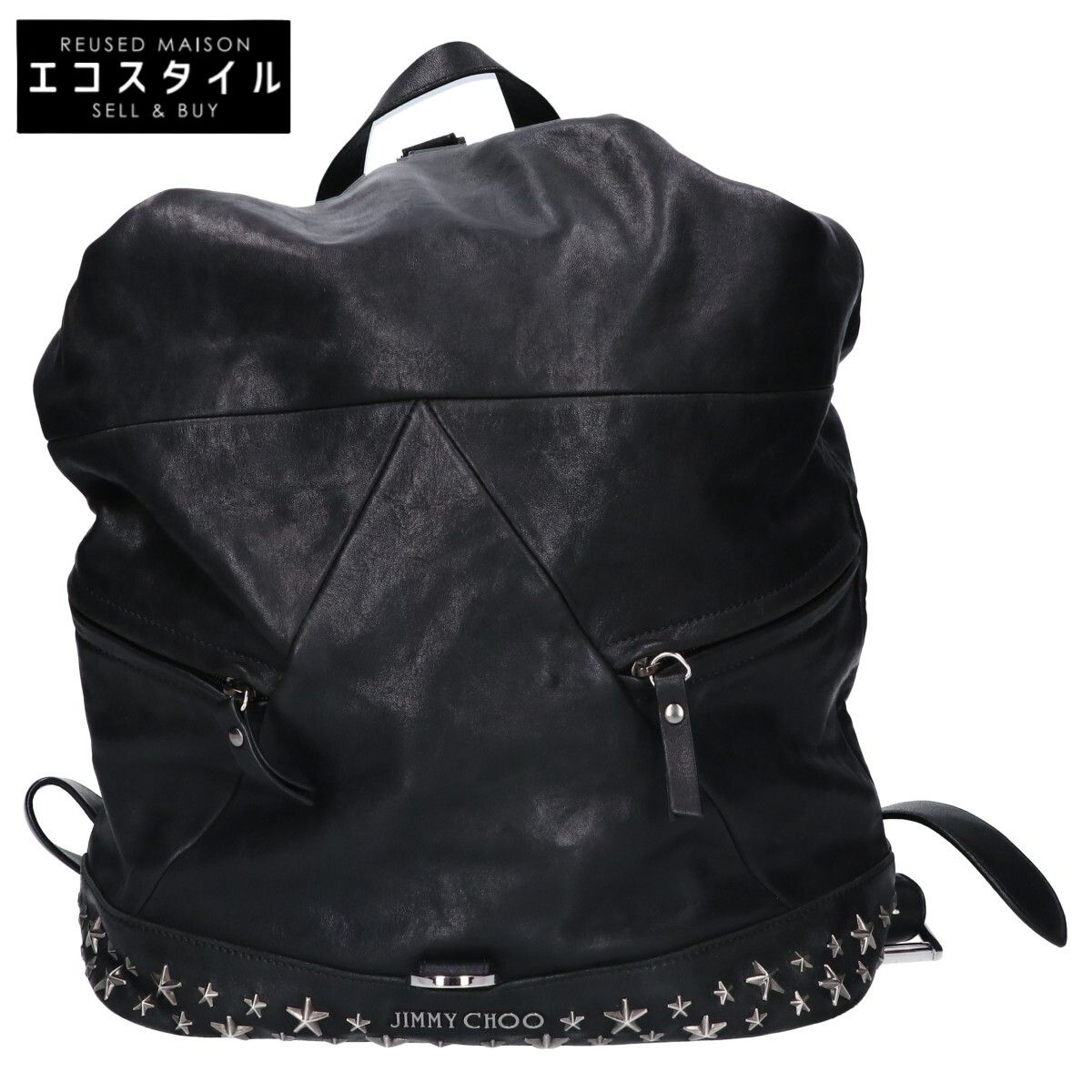JIMMY CHOO ジミーチュウ FITZROY フィッツロイ スタースタッズ レザー