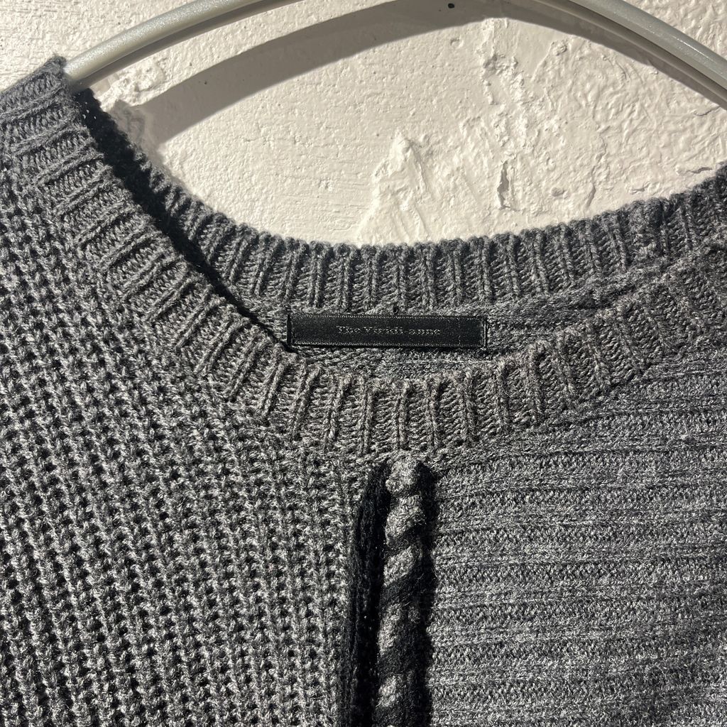 THE VIRIDI-ANNE ザ ヴィリディアン Patchwork knit ニット VI-2957-07