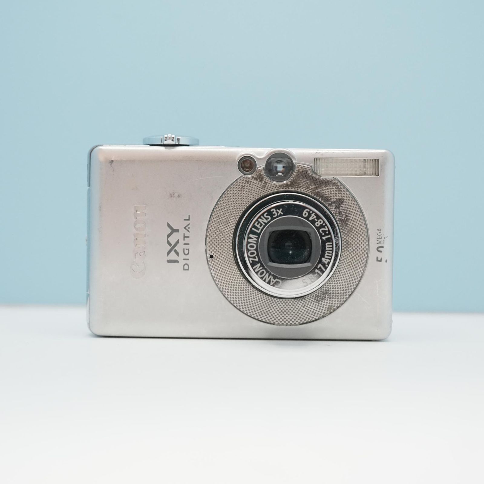 Canon IXY DIGITAL 55 デジカメ スマホ転送OK フルセット シロクマ
