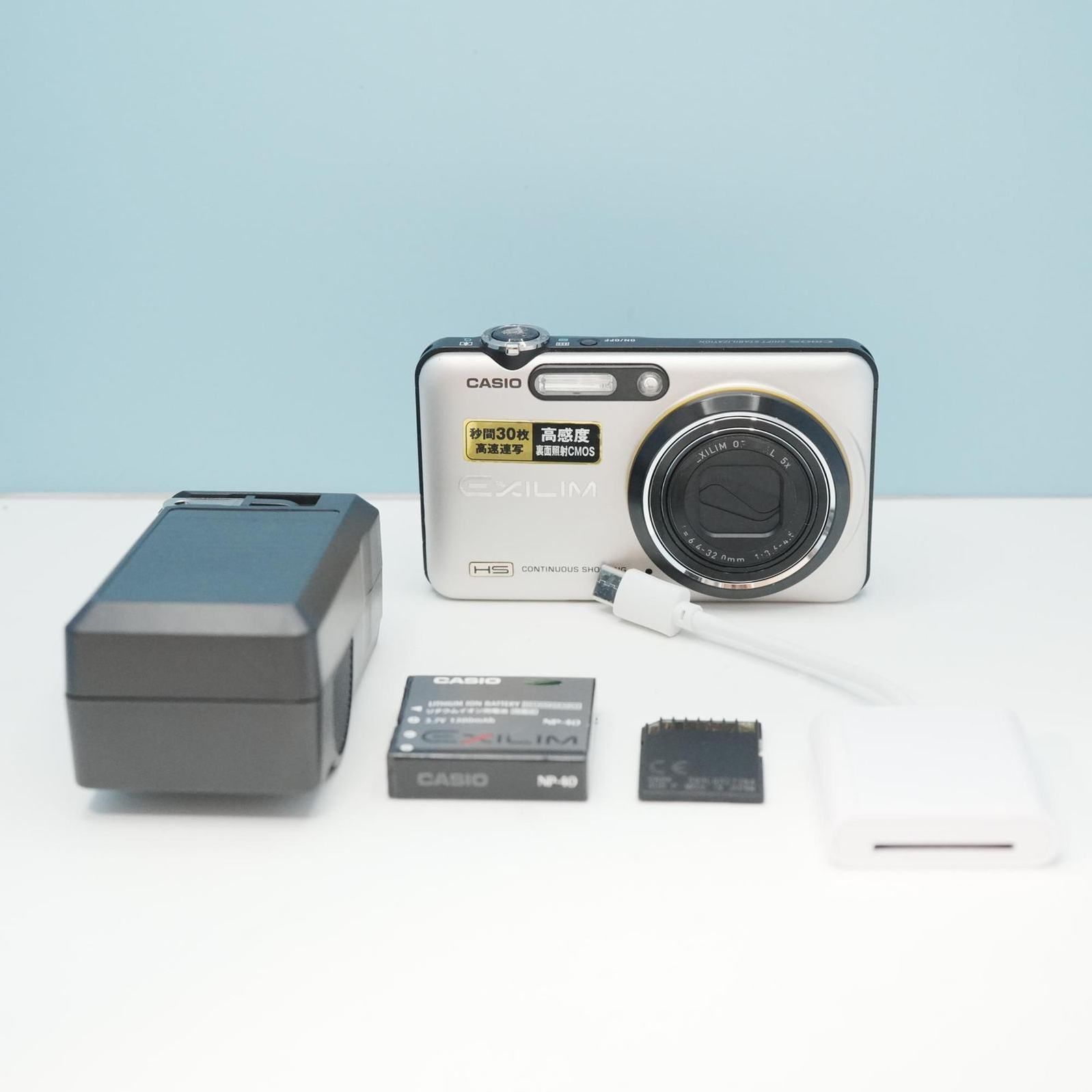 CASIO EXILIM EX-FC150 デジカメ スマホ転送OK フルセット シロクマ