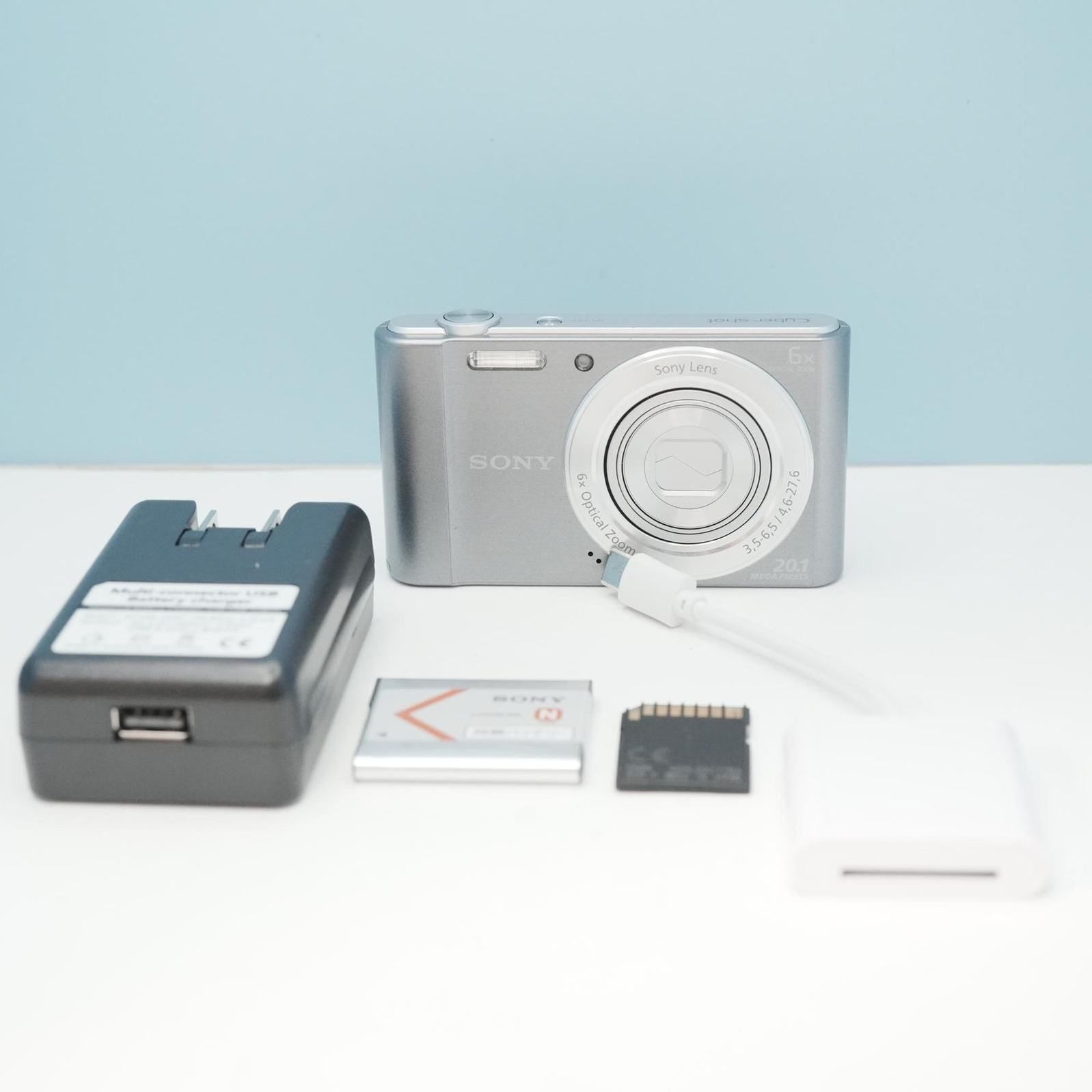 SONY Cyber-shot DSC-W810 デジカメ スマホ転送OK フルセット シロクマ
