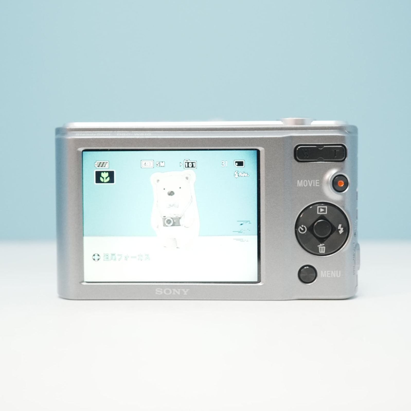【スマホ転送OK】ソニー SONY Cyber-shot DSC-W810 SONY Cyber-shot DSC-W810 デジカメ スマホ転送OK フルセット シロクマ