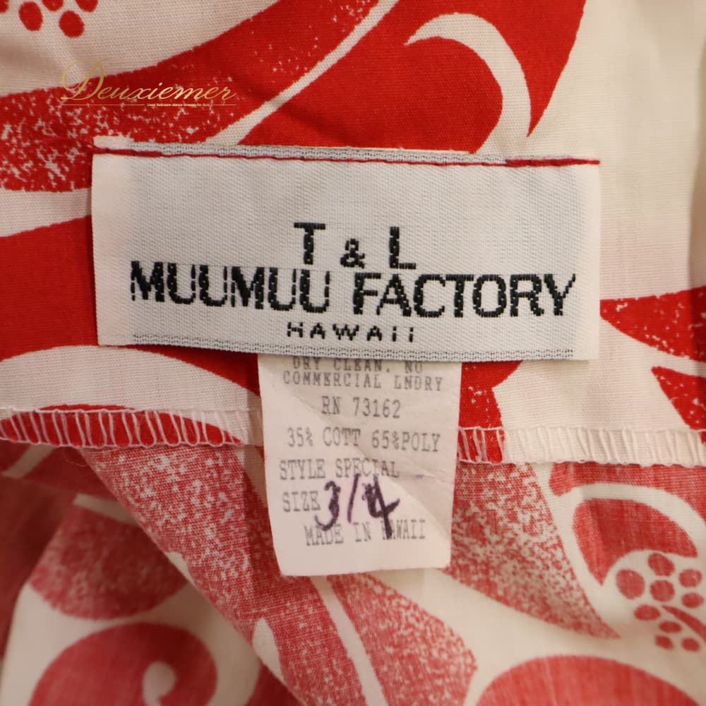フラダンス 衣装 T&L MUUMUU FACTORY ムームーファクトリー ワンピース