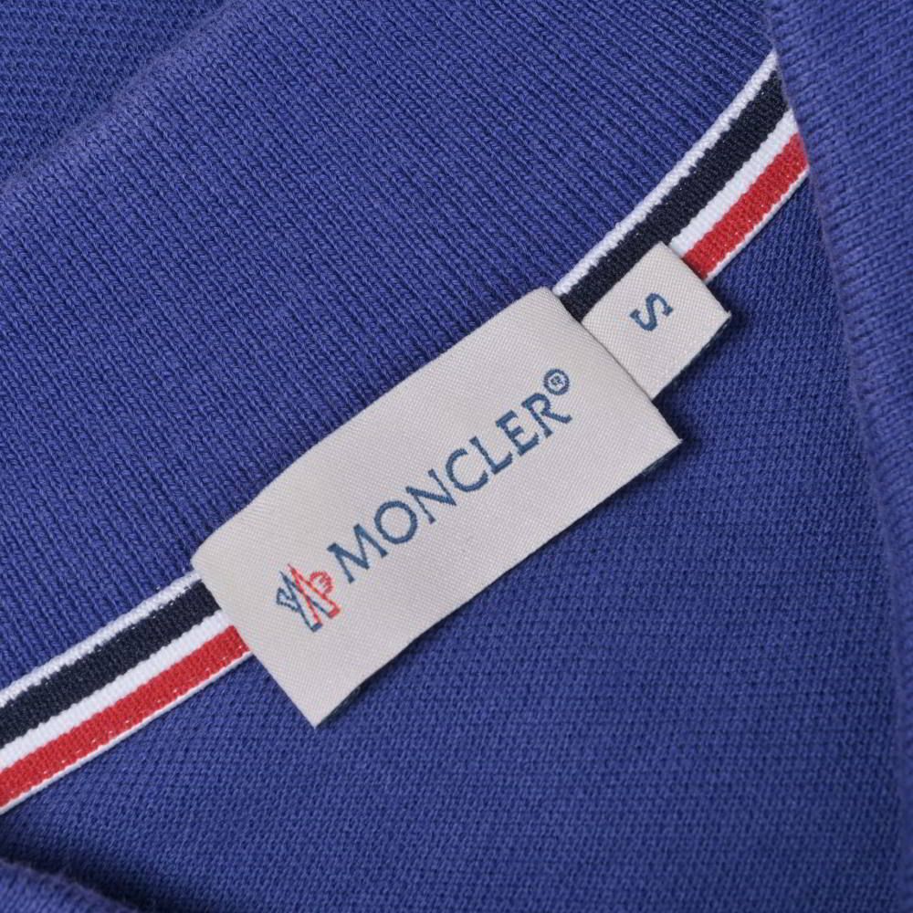 MONCLER MAGLIA POLO 鹿の子 ワッペン ポロシャツ - メルカリ