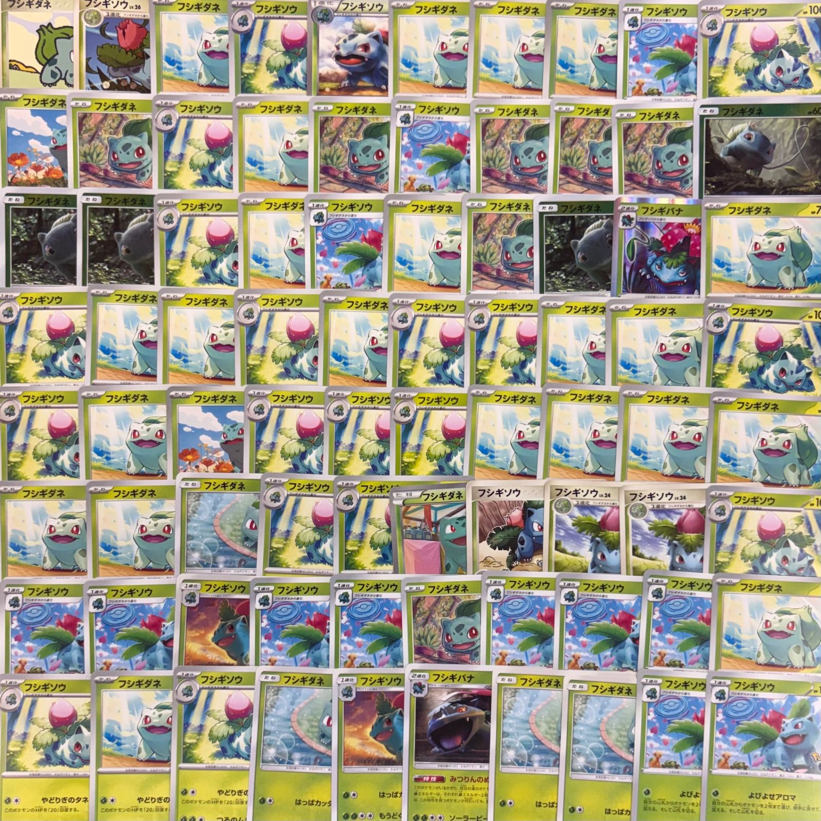 ポケモンカード 【01】 御三家 フシギダネ ヒトカゲ ゼニガメ 各100枚