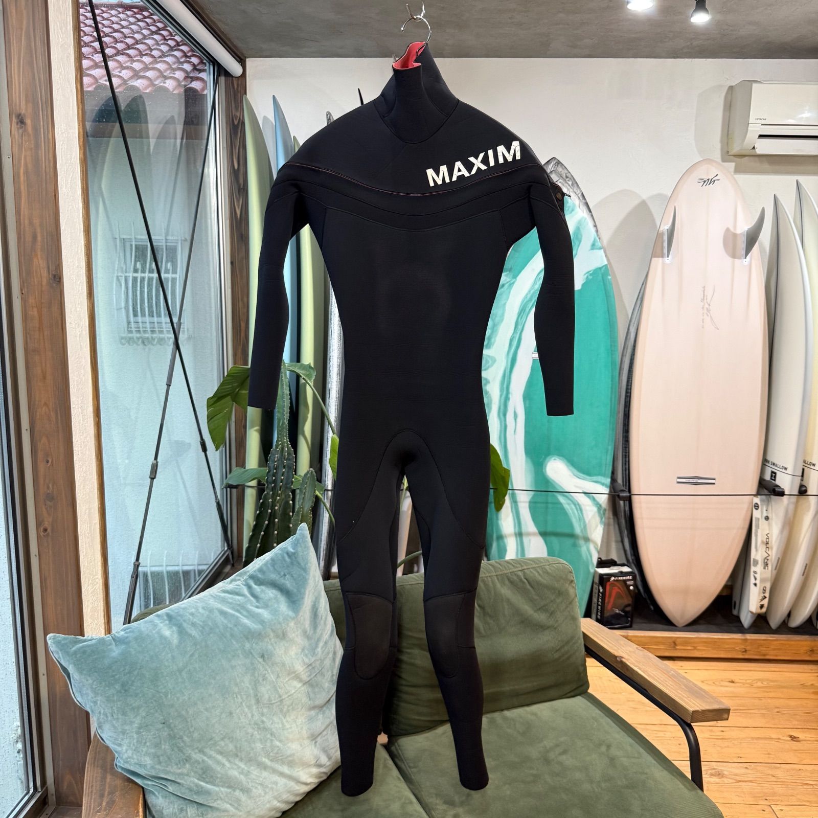 中古 ウエットスーツ フルスーツ ジャーフル 3mm MAXIM マキシム ML