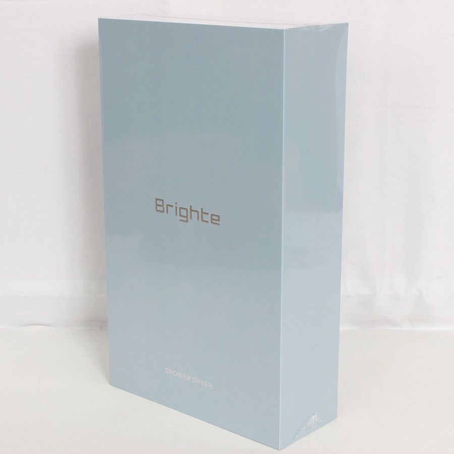 【新品未開封】Brighte シャワードライヤー アイスブルー メーカー保証書付 新品未開封】Brighte SHOWER DRYER BRT-SD173LB アイスブルー ヘア