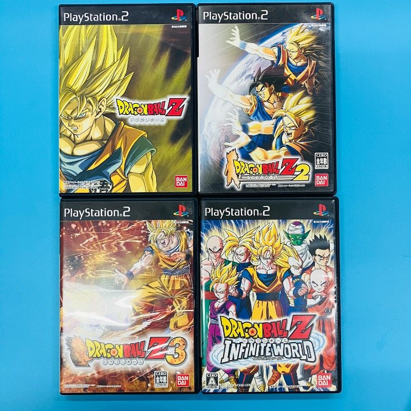 4点セット】【1点ハガキあり】PS2 ドラゴンボールZ ドラゴンボールZ2
