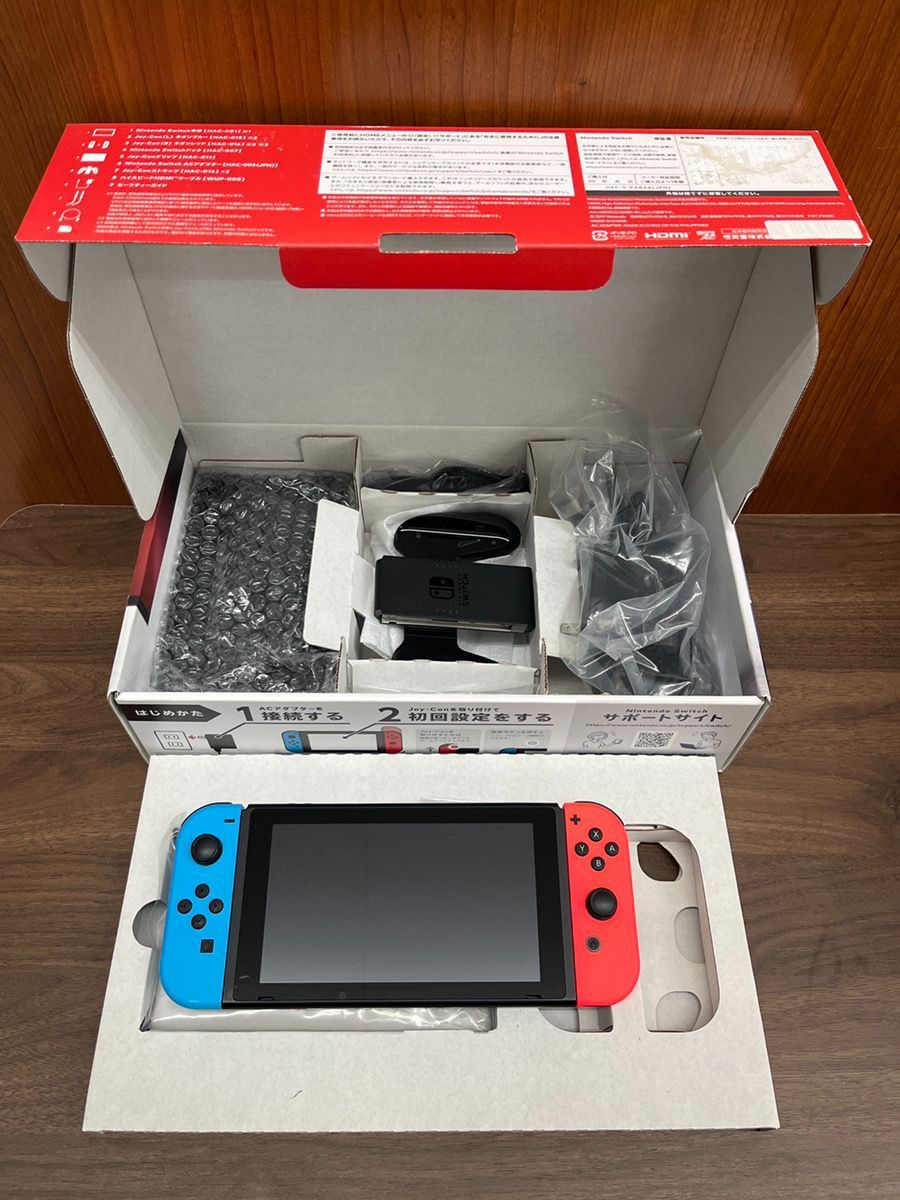 Nintendo Switch 本体 ネオンブルー/ネオンレッド HAC-001 - メルカリ