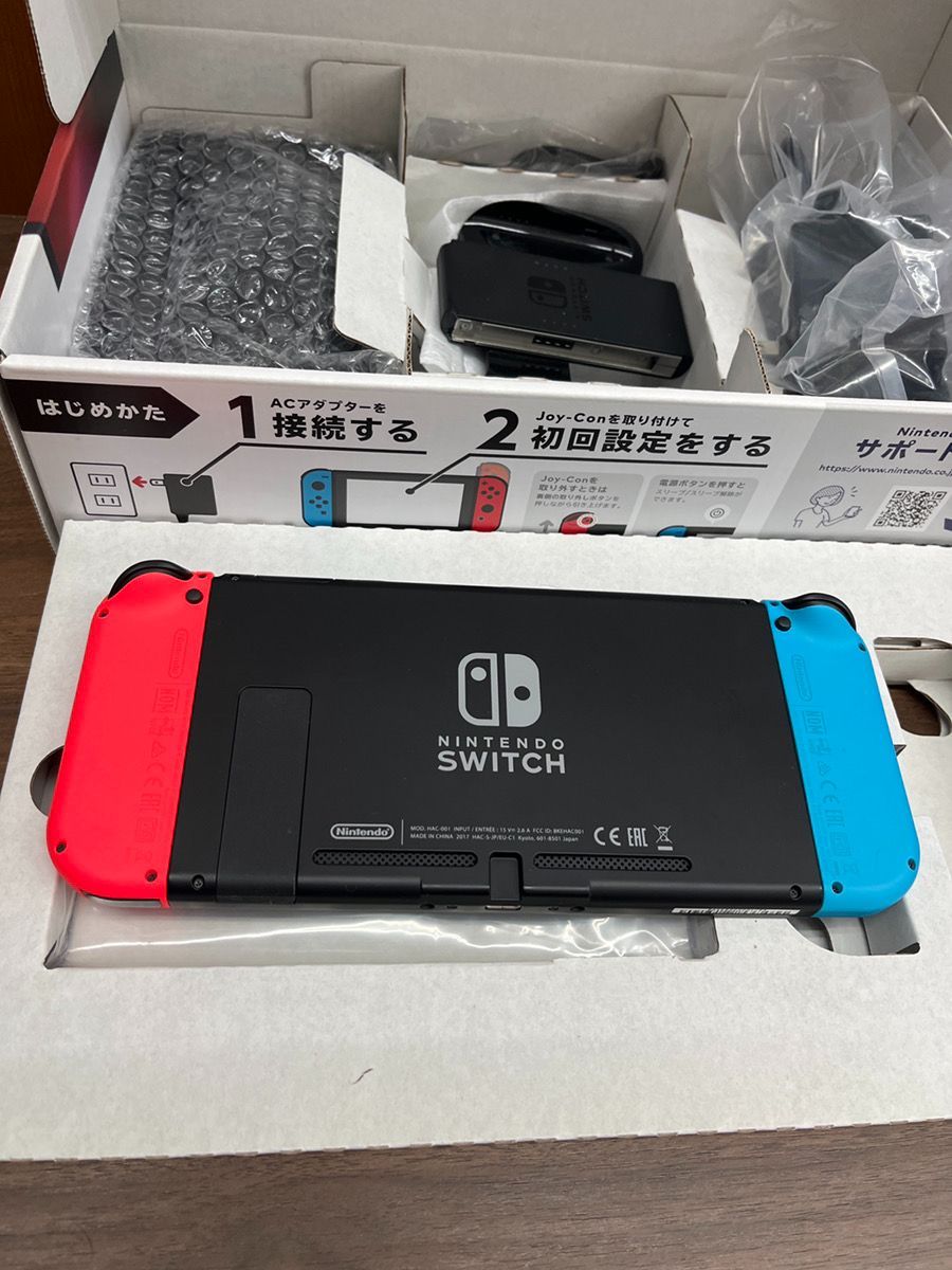 Nintendo Switch 本体 ネオンブルー/ネオンレッド HAC-001 - メルカリ