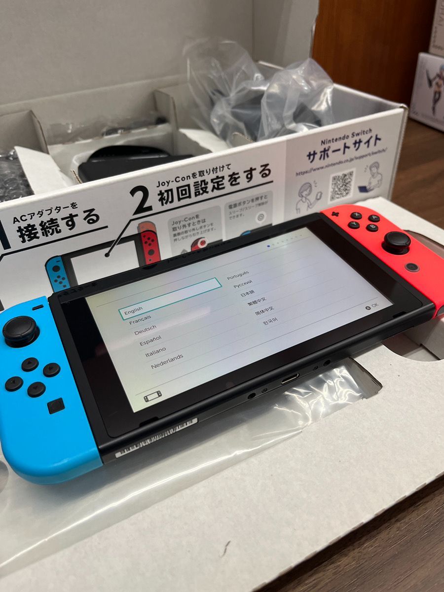 Nintendo Switch 本体 ネオンブルー/ネオンレッド HAC-001 - メルカリ