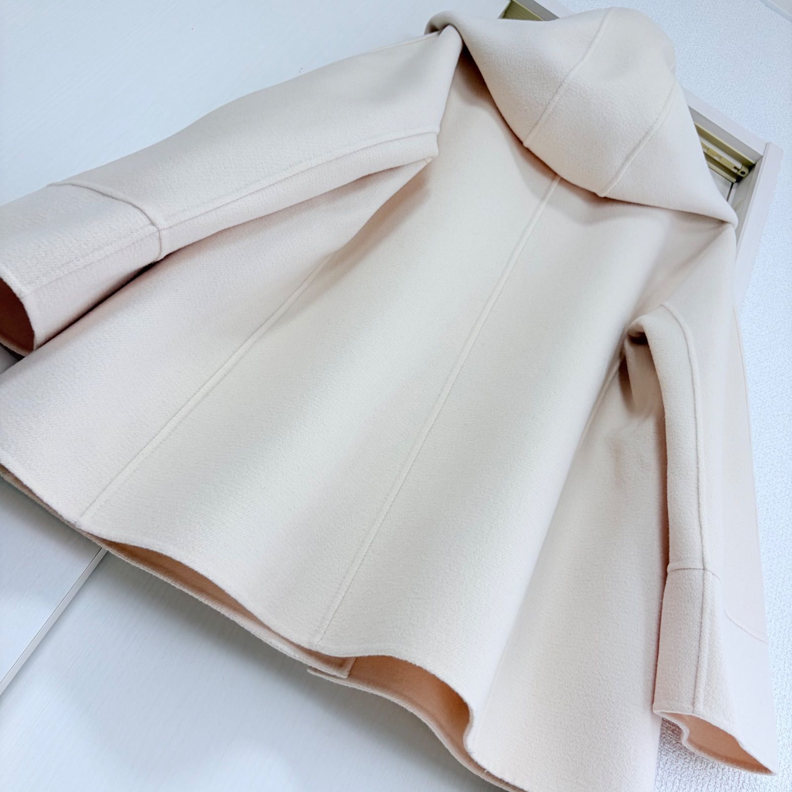 極美品 大きいサイズ MARINA RINALDI マリナリナルディ カシミヤ混