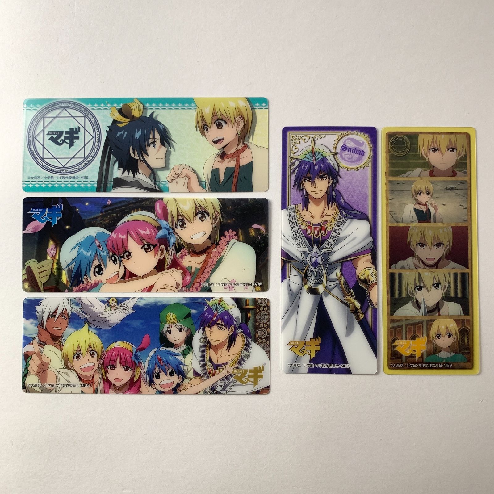 マギ MAGI 特製クリアしおり非売品 まとめ売り】 MAGI マギ クリアしおり 5点セット - メルカリ