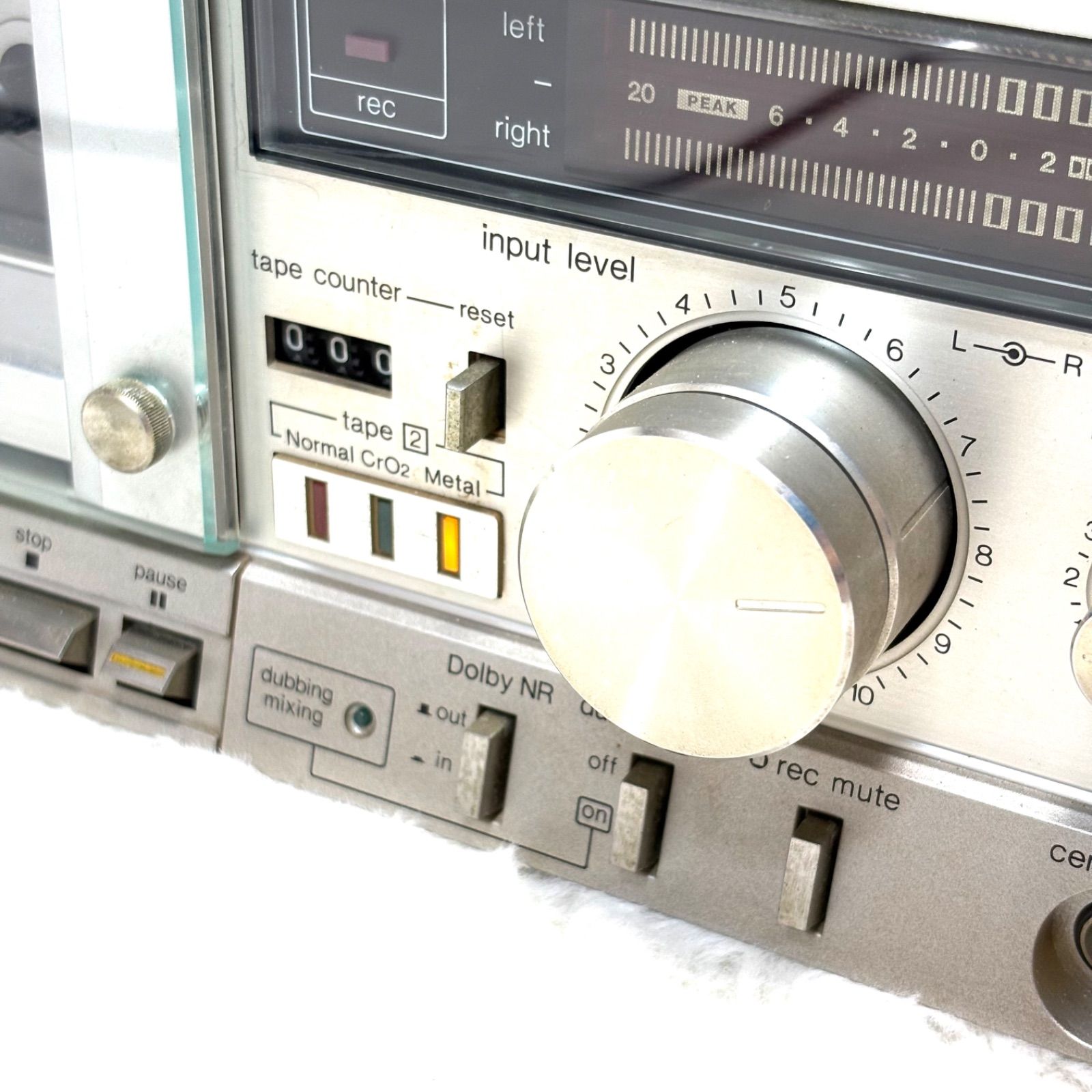 美品 Technics RS-M202 ダブルカセットデッキ 昭和レトロ - メルカリ