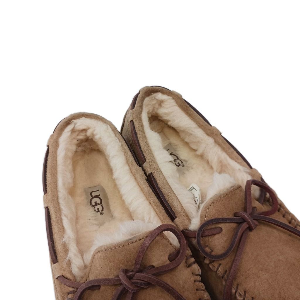 アグ オーストラリア UGG australia モカシン リボン ボア 22.0cm