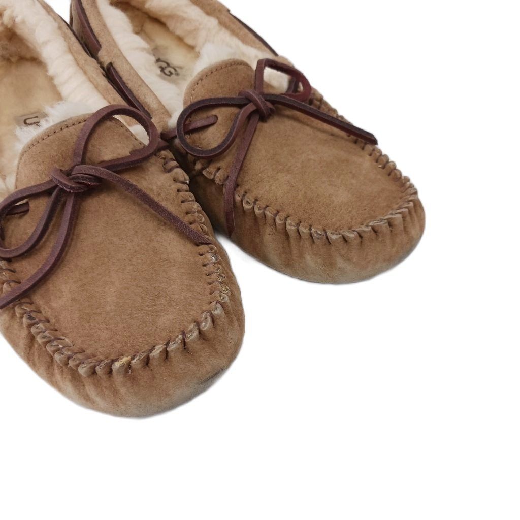 アグ オーストラリア UGG australia モカシン リボン ボア 22.0cm
