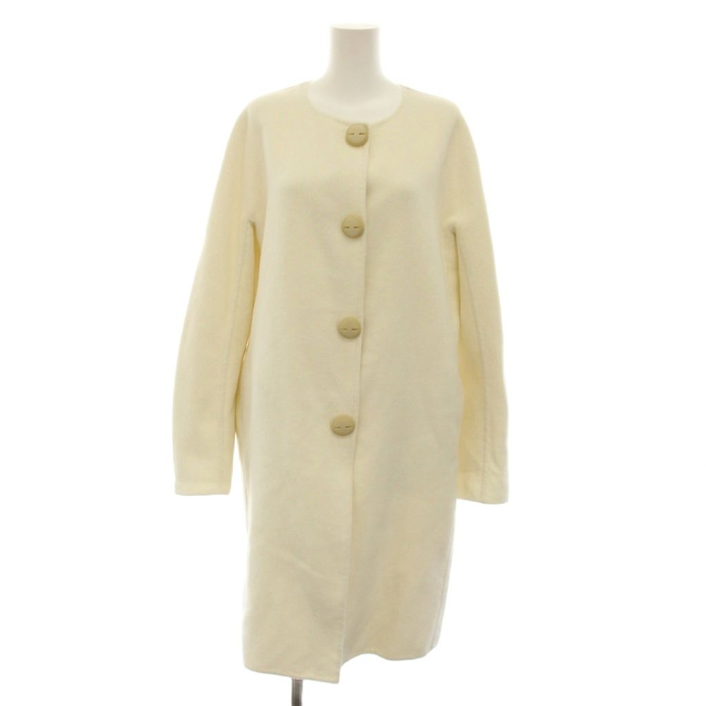 エルマノシェルビーノ ERMANNO SCERVINO ノーカラーコート アウター
