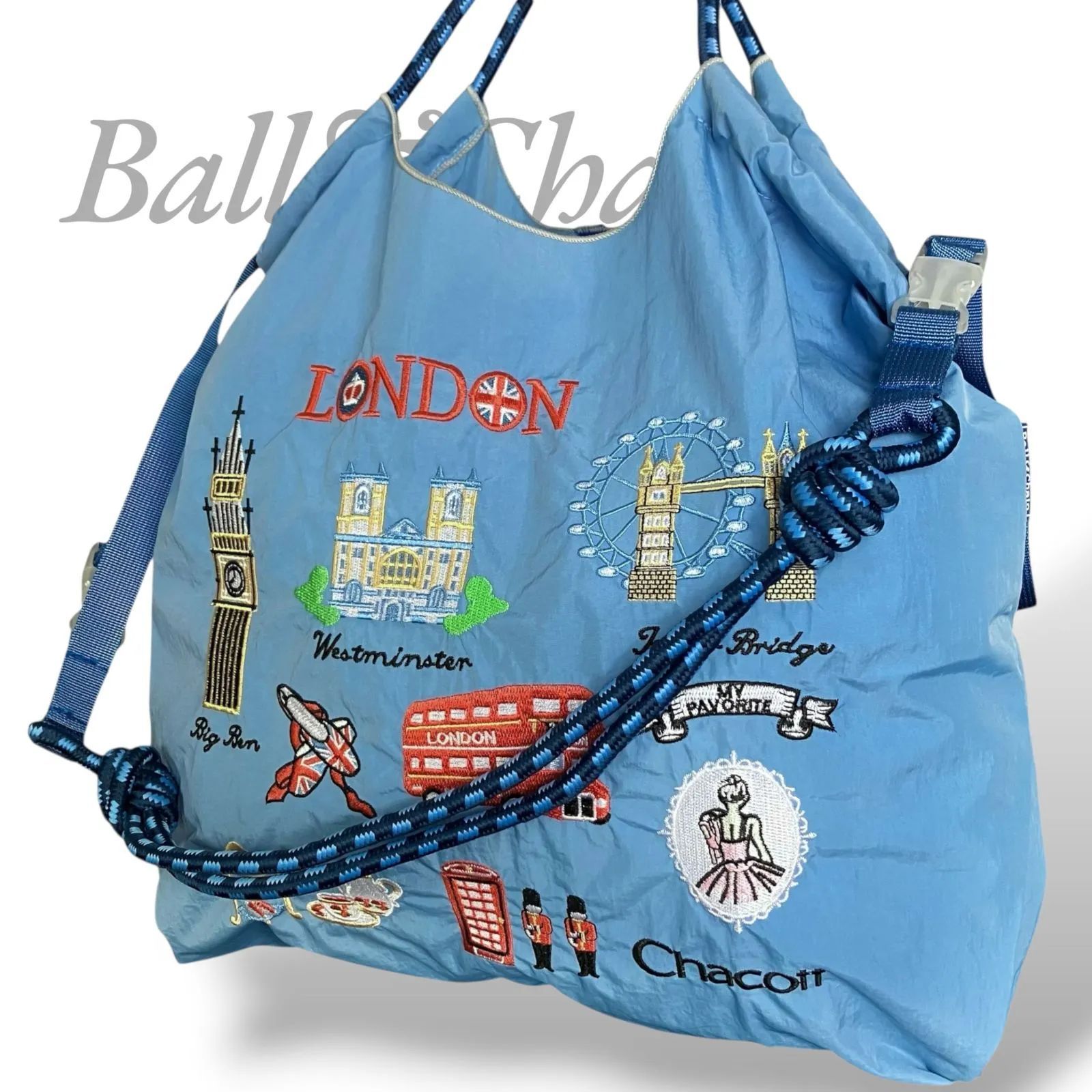 MY1236】Ball&Chain ボールアンドチェーン チャコット コラボ LONDON