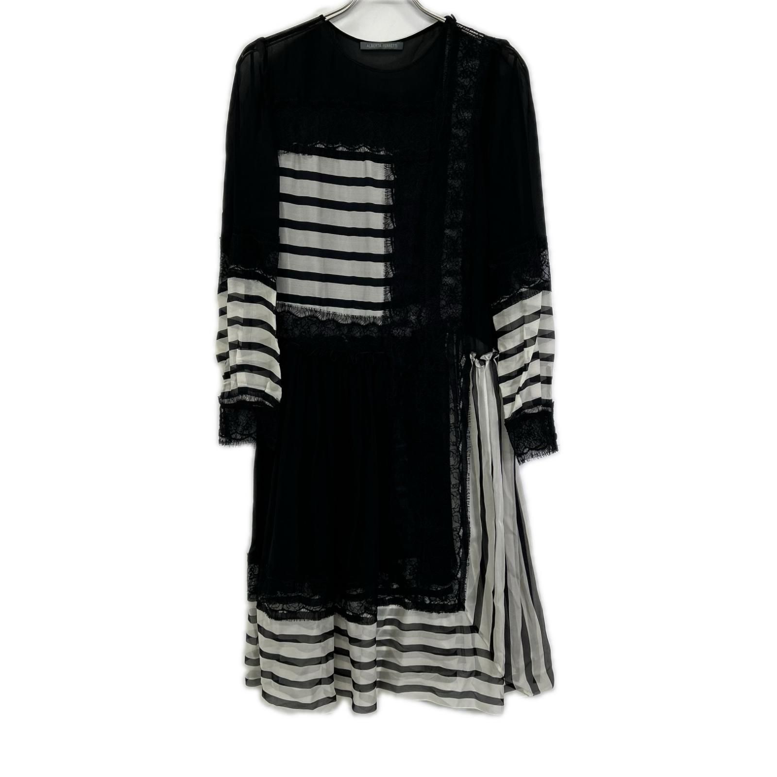 ALBERTA FERRETTI アルベルタ フェレッティ A04121628 ブラック レース