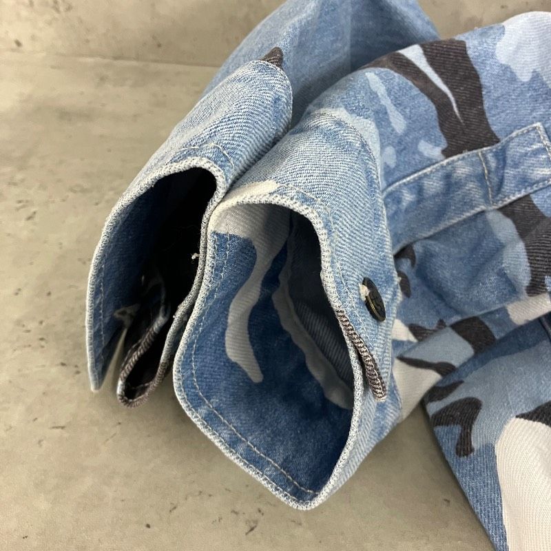 Diesel Style Lab ディーゼルスタイルラボ S カモフラ柄 切替 デニム