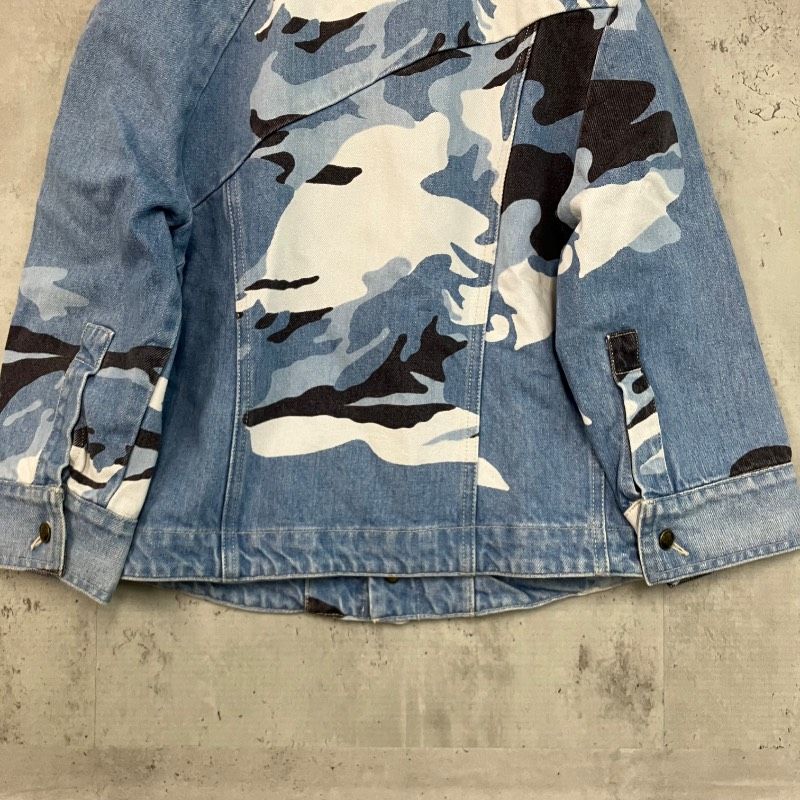 Diesel Style Lab ディーゼルスタイルラボ S カモフラ柄 切替 デニム